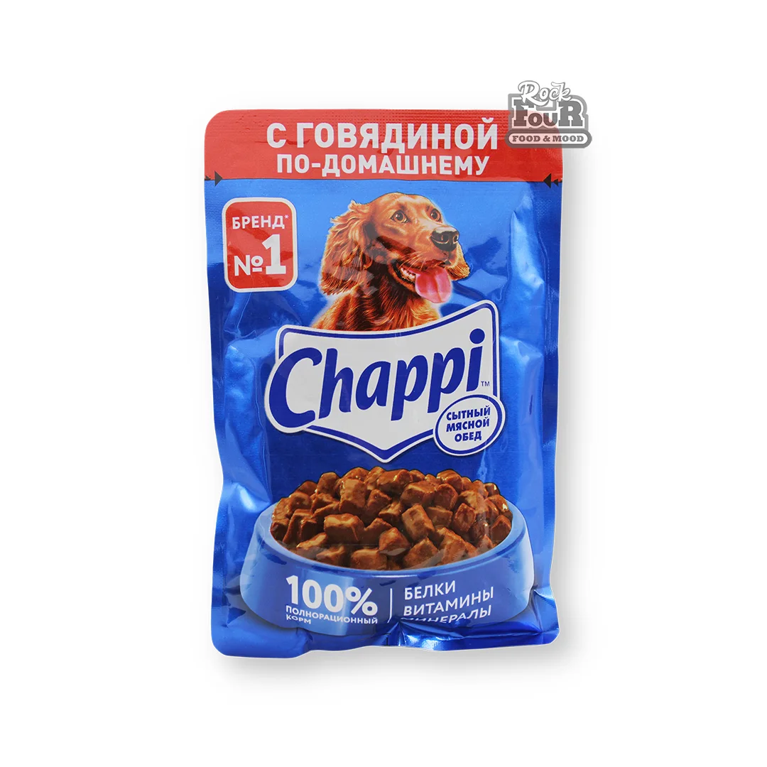 Корм для собак «Chappi» говядина 85г